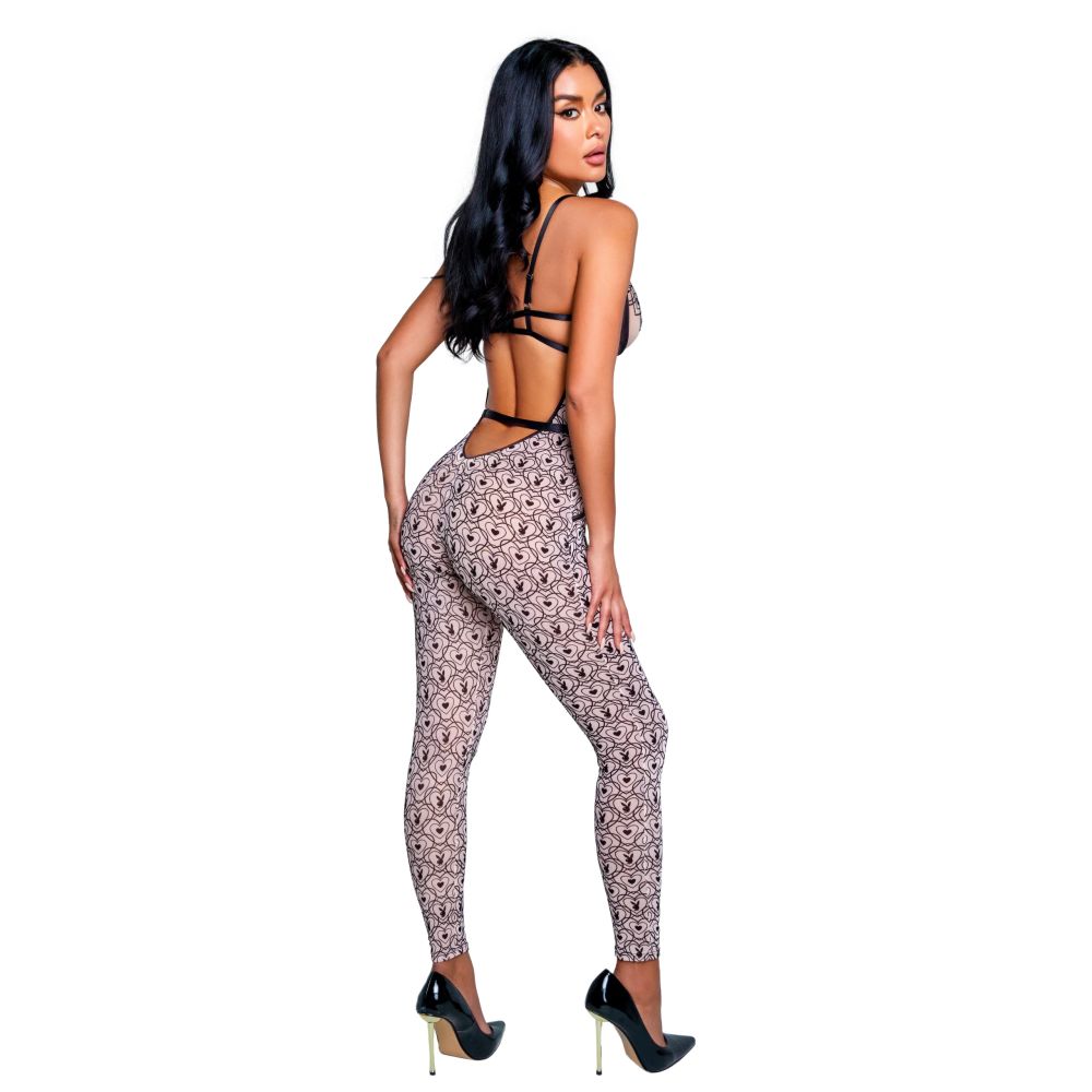 Playboy Collection - Bunny Kiss Sleeveless Catsuit