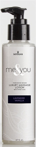 Me and You Massage Lotion - Lavender Vanilla - 4.2 Oz. SEN-VL474